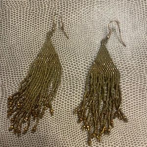 Beaded Fringe Earrings